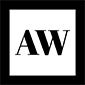 The Logo for Adrian Weber, the postproduction technician, consisting of the letter A and W