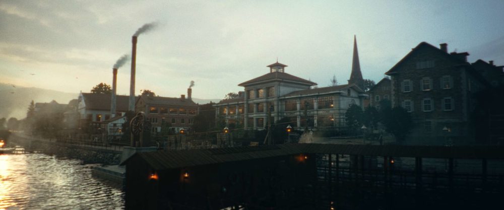 The original factory of IWC Schaffhausen in Schaffhausen in Switzerland.