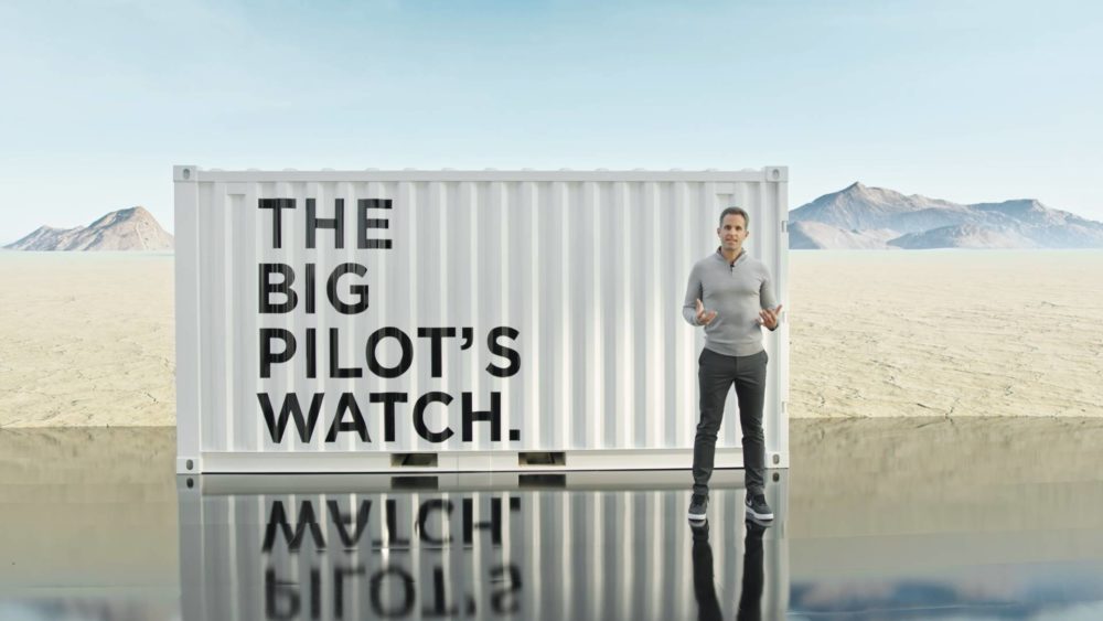 Christopher Grainer Herr, the CEO of IWC, standing in front of a container.