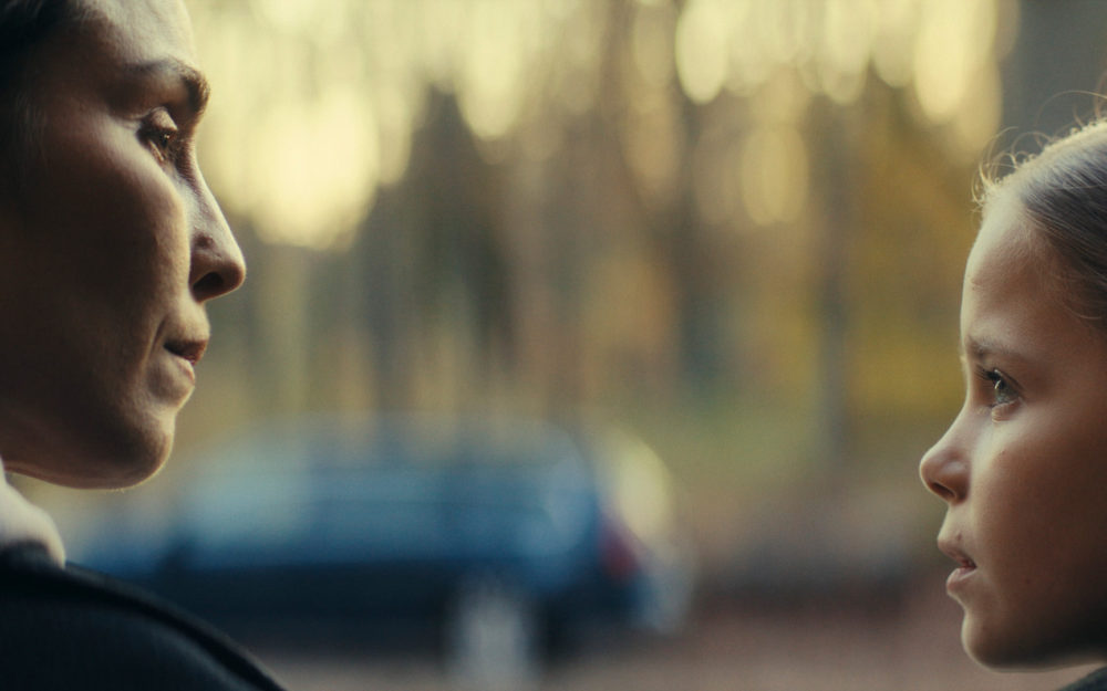 Davina Coleman talking with Noomie Parace in the Virtual Production Stage in Berlin with Supervision by Adrian Weber.