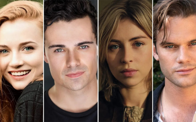 The main cast of the new Outlander Spinoff Series 